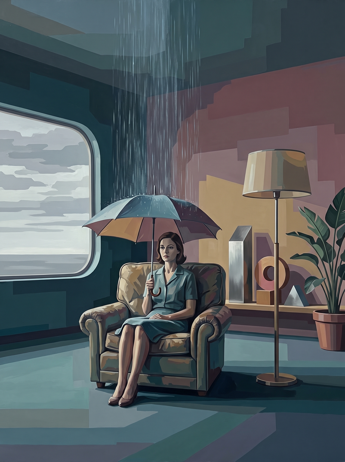 Indoor Rain Umbrella