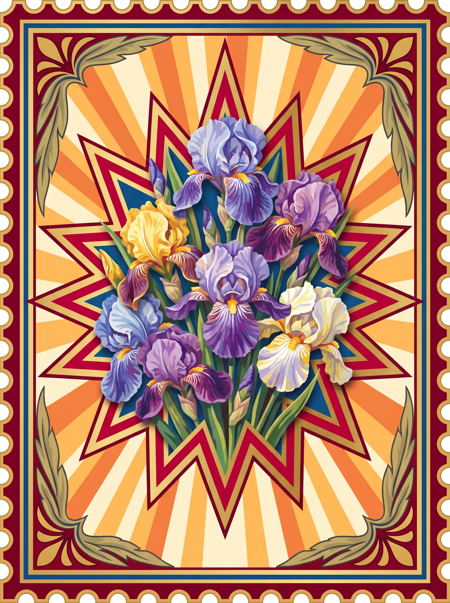 Iris Bouquet Starburst