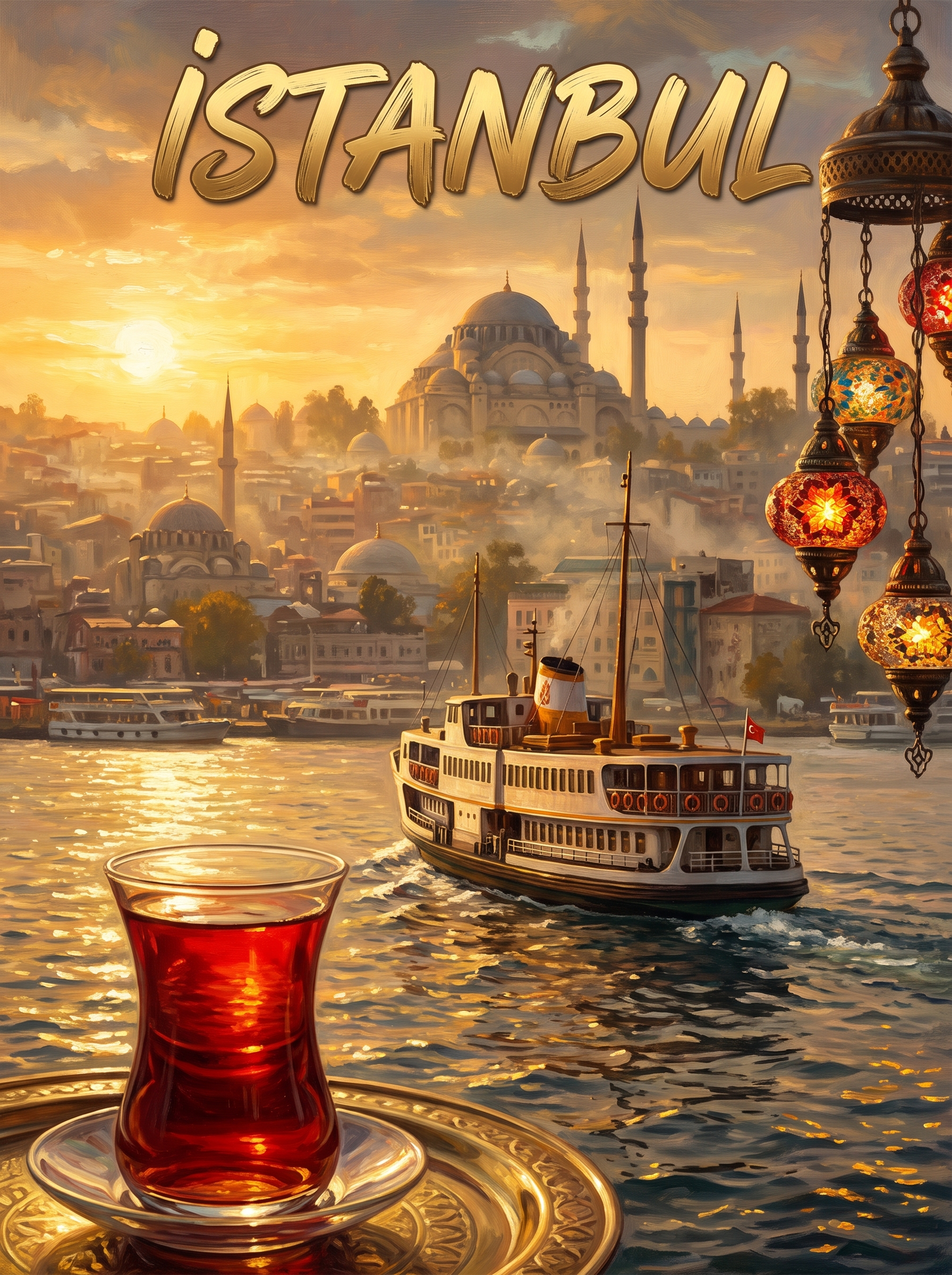 Istanbul Ferry Tea