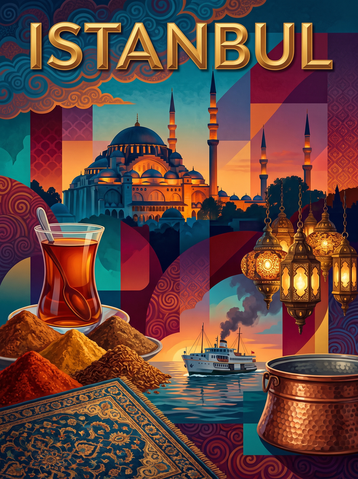 Istanbul Tea And Mosque