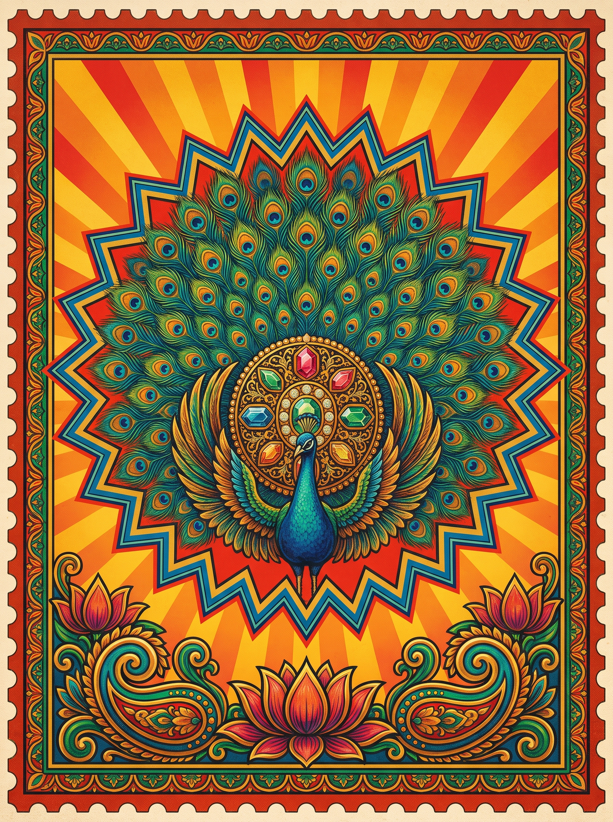 Jewelled Peacock Throne