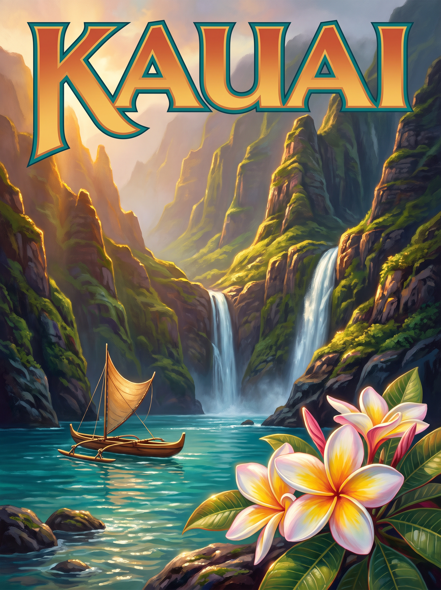 Kauai Waterfall Canyon