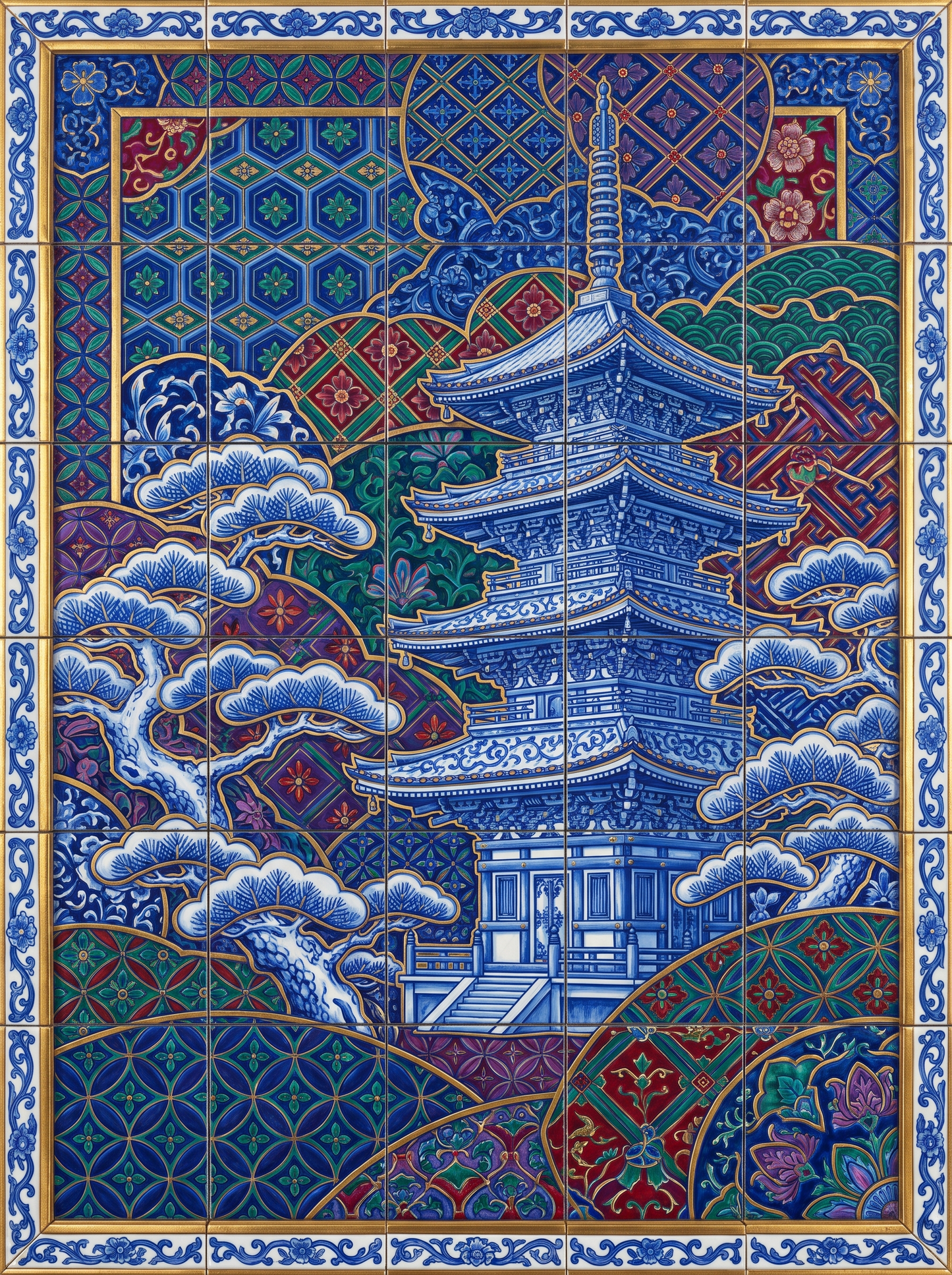 Kyoto Pagoda Tiles