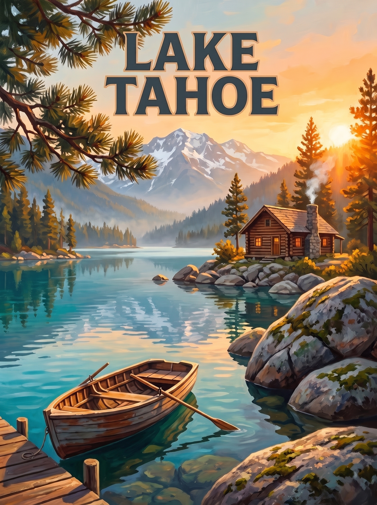 Lake Tahoe Rowboat Cabin