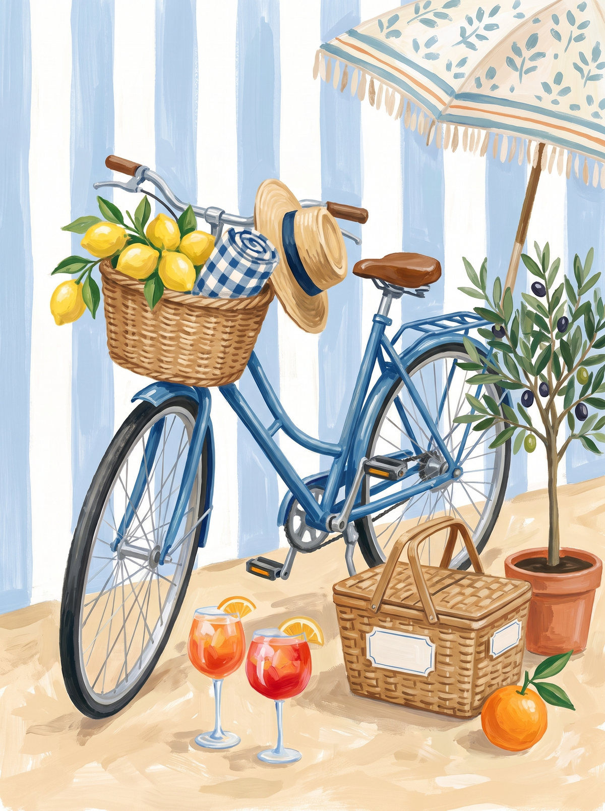 Lemon Basket Bicycle