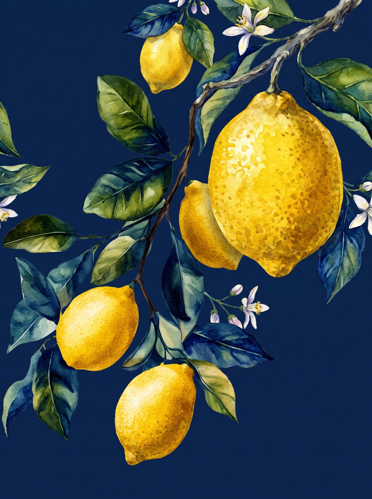 Lemon Branch Navy Blue