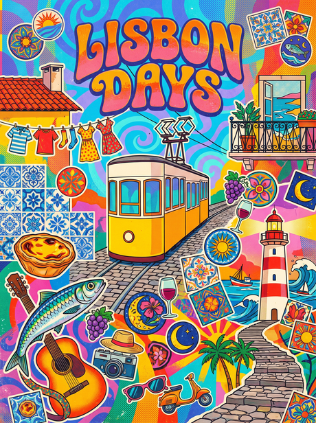 Lisbon Days Azulejos (150 Color Diamond Painting)