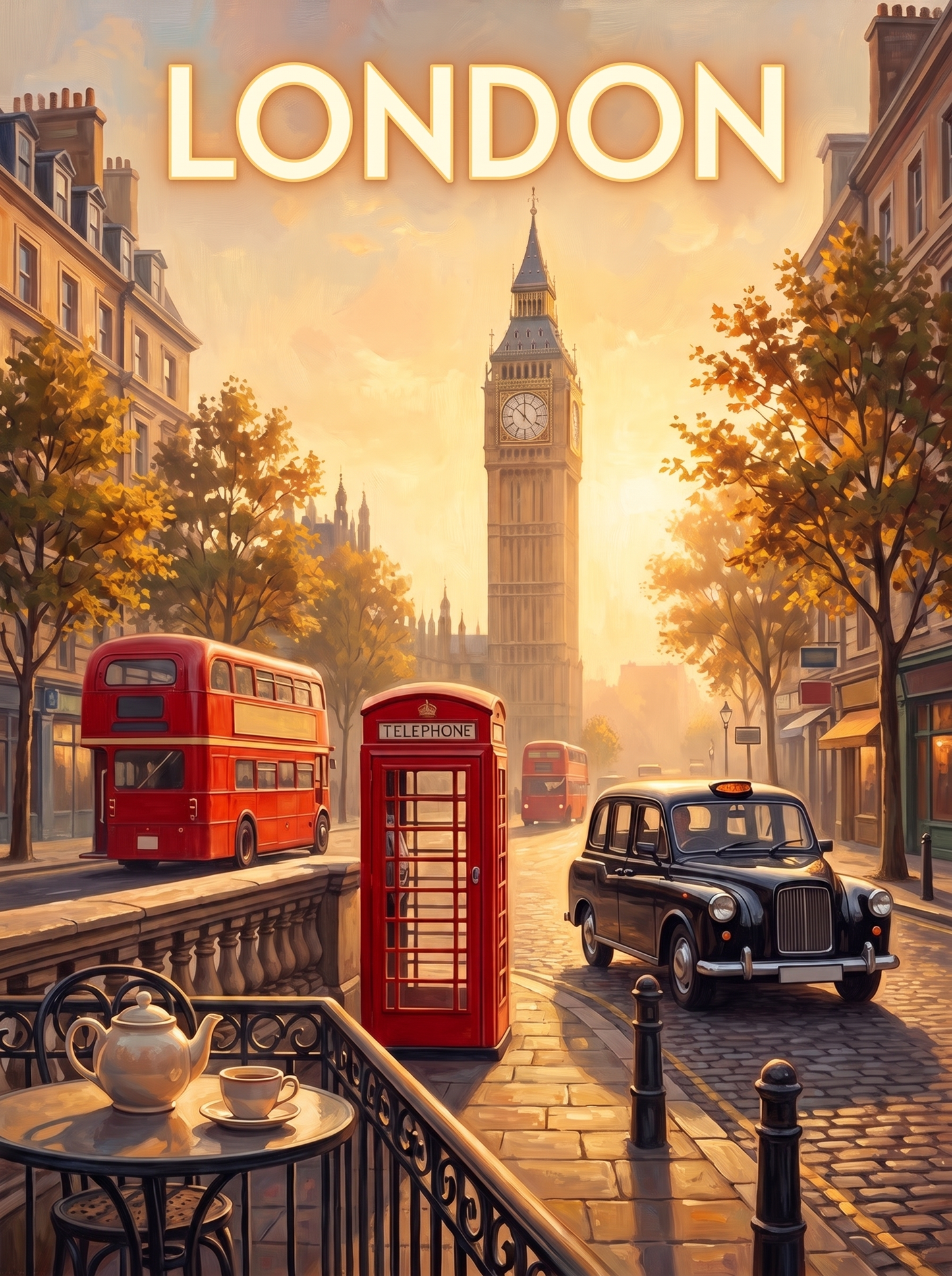 London Big Ben Morning