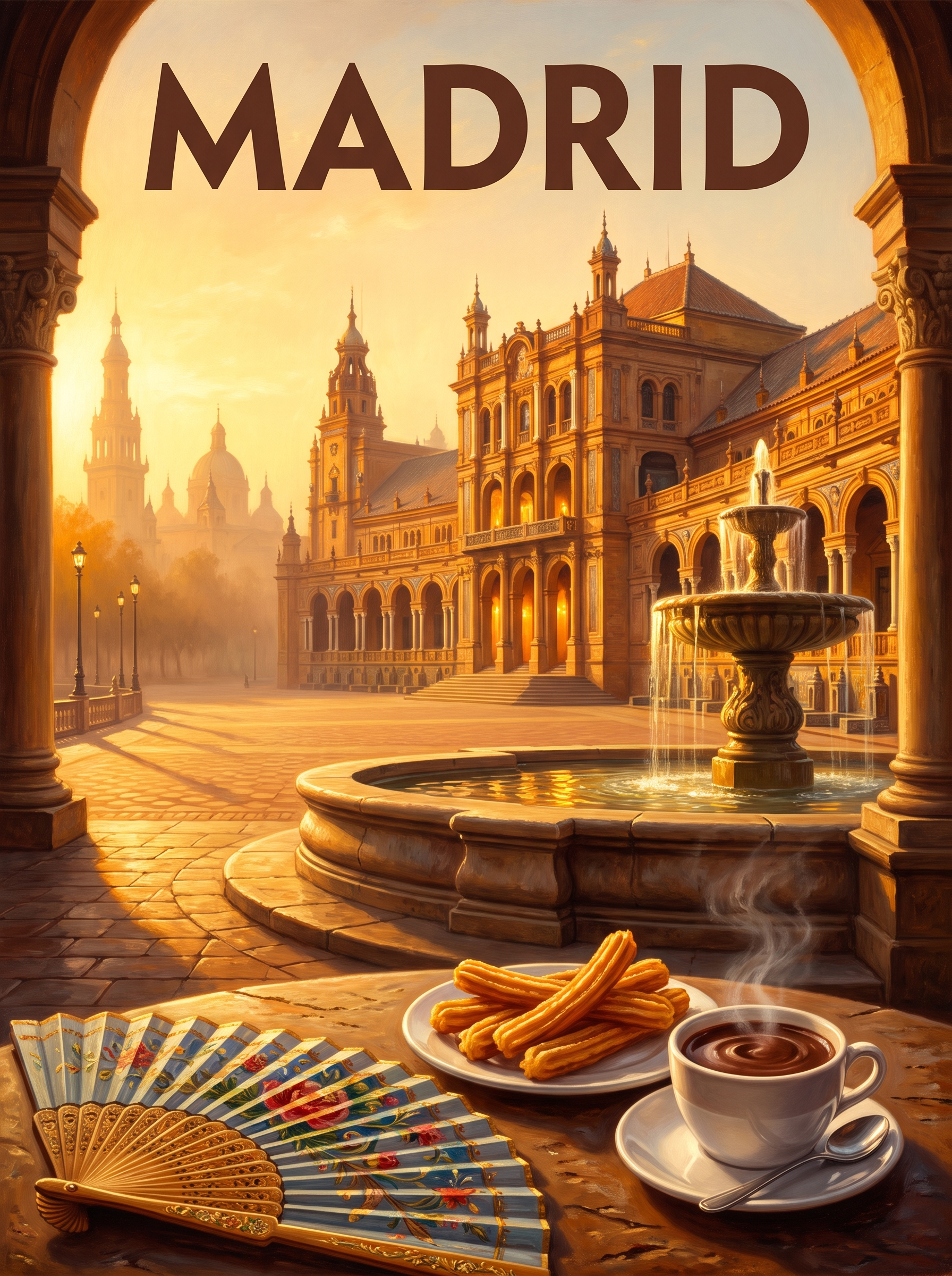 Madrid Plaza Churros