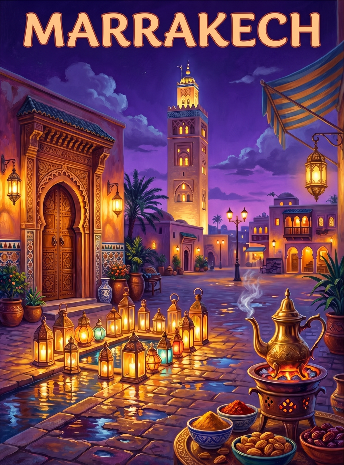 Marrakech Lantern Square