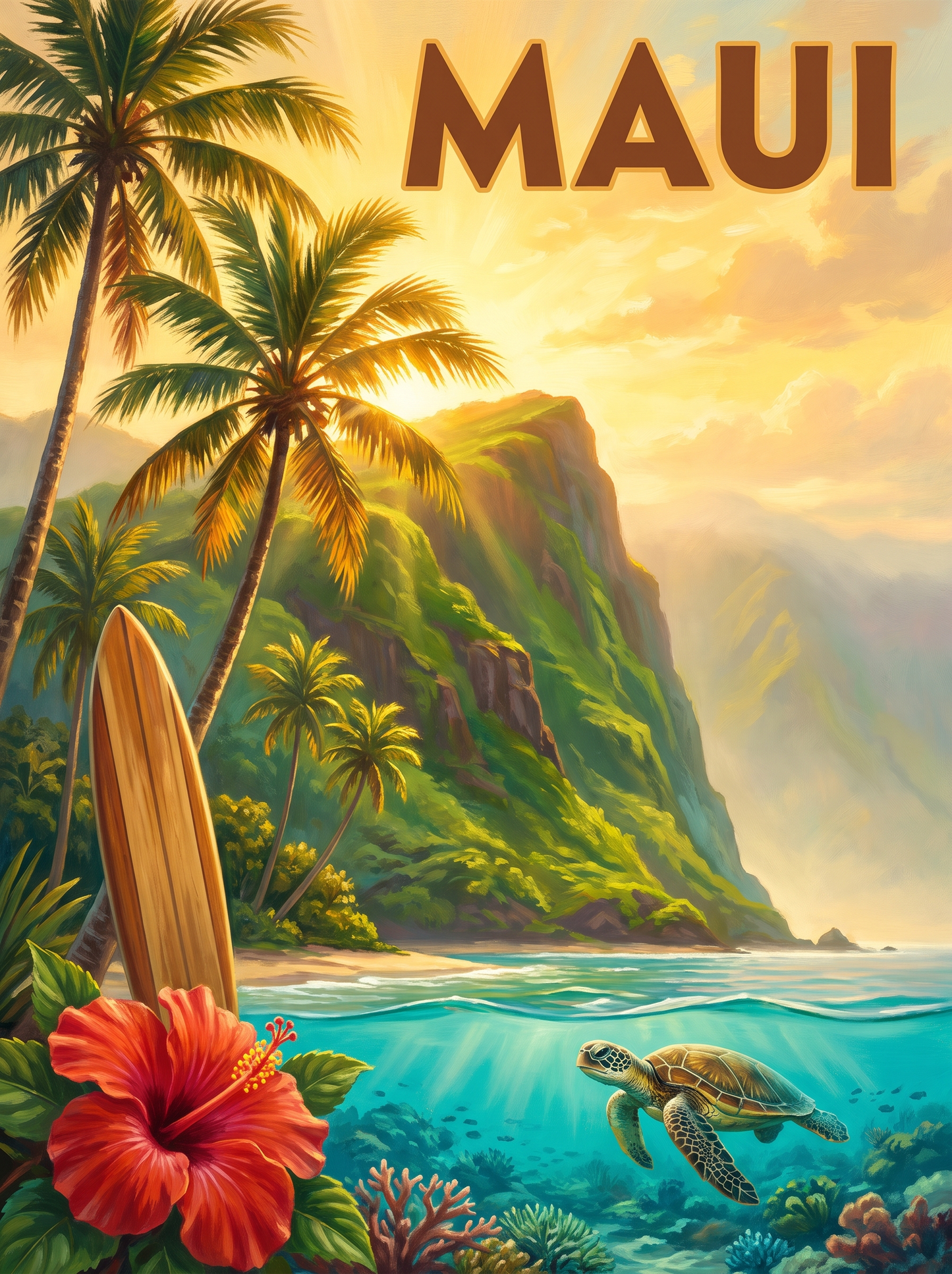 Maui Turtle Shore