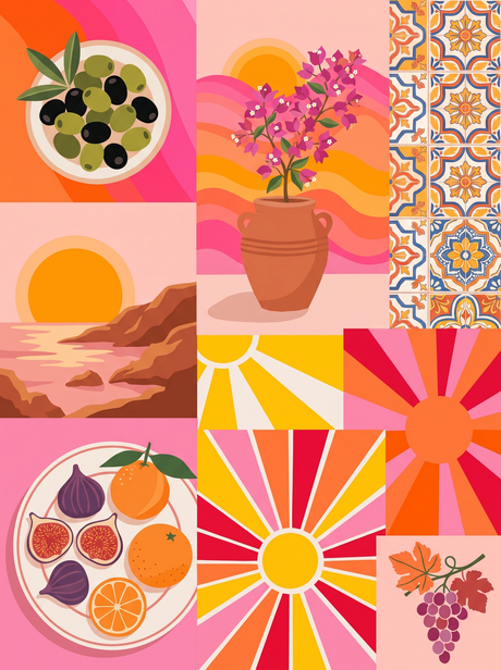 Mediterranean Sun Tiles