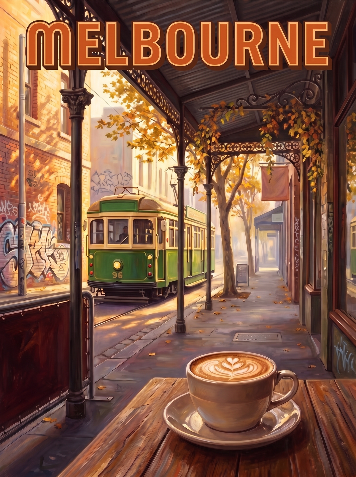 Melbourne Tram Laneway