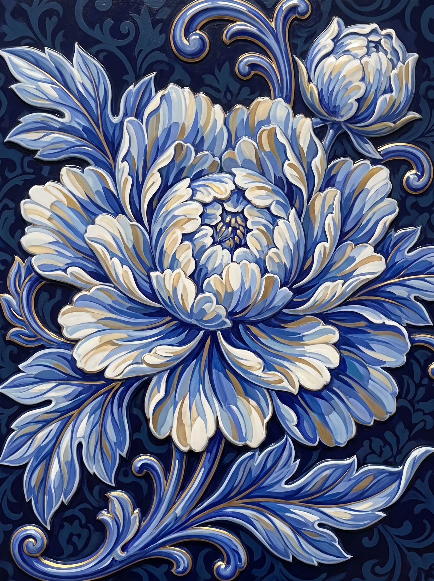 Midnight Peony Bloom