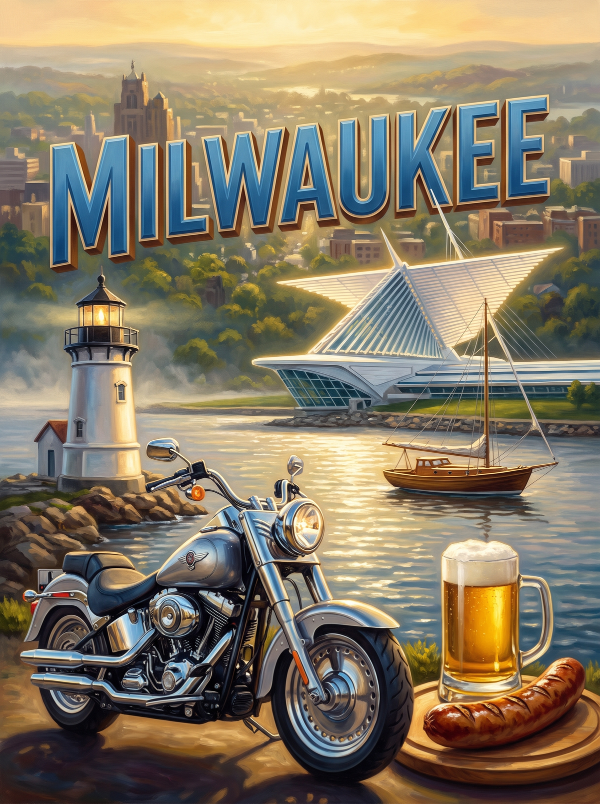 Milwaukee Lakefront Motorcycle