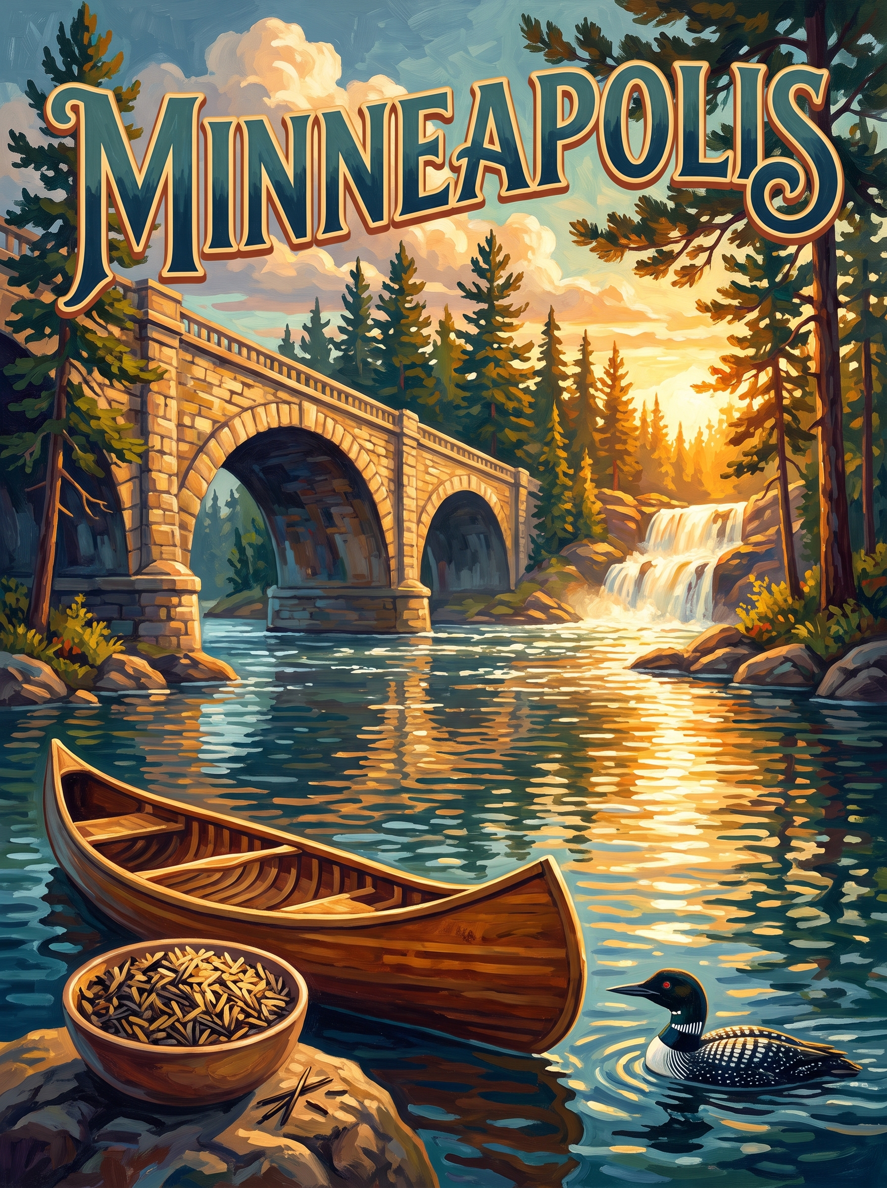 Minneapolis Stone Arch Bridge