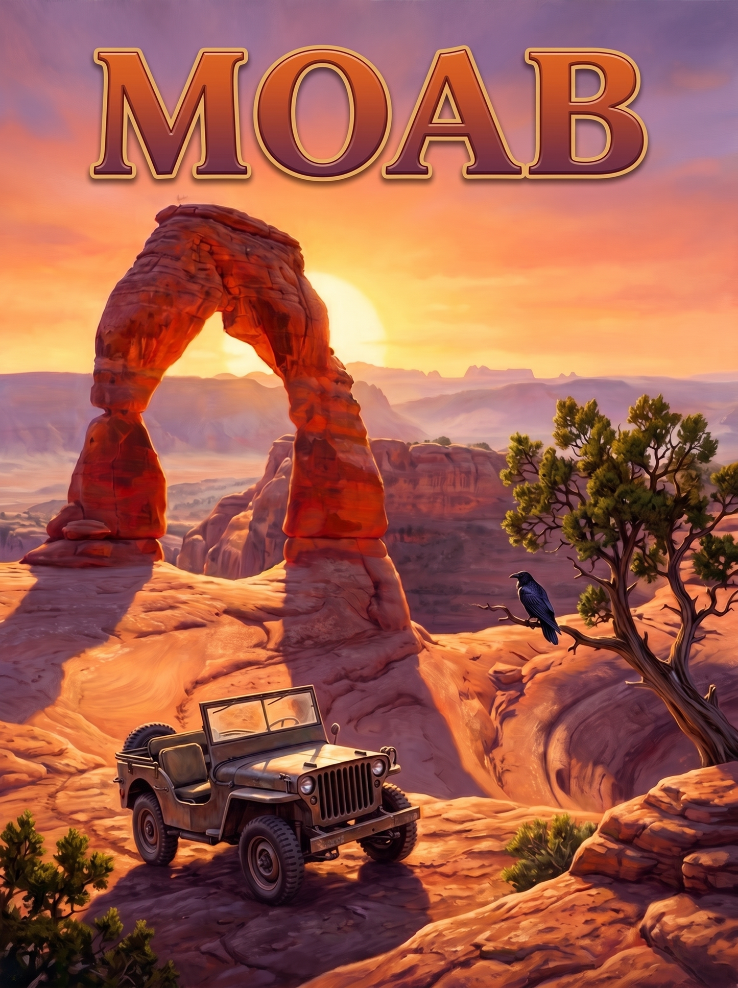 Moab Delicate Arch Jeep