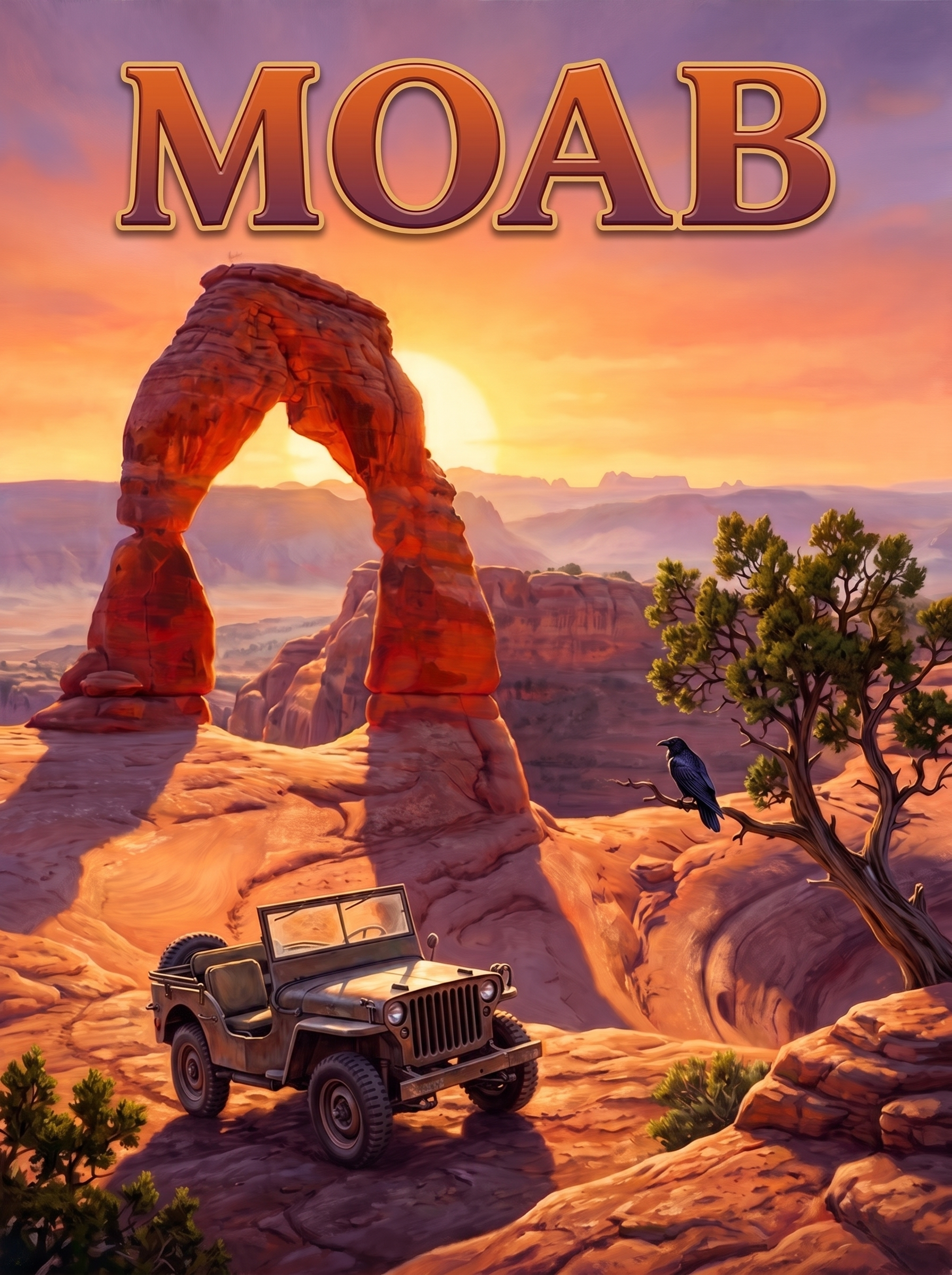 Moab Delicate Arch Jeep