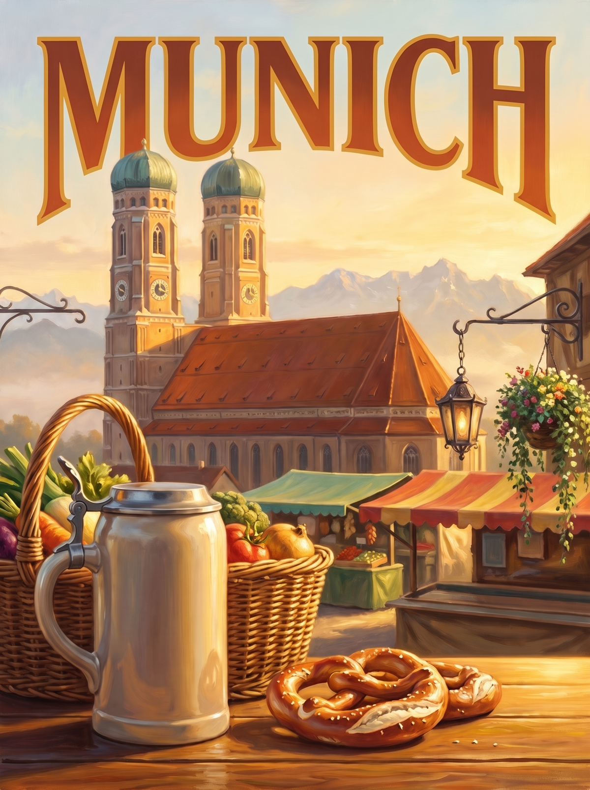 Munich Market Stein
