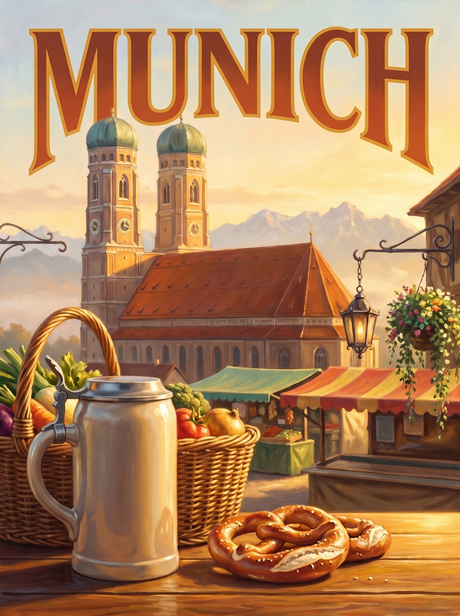 Munich Market Stein