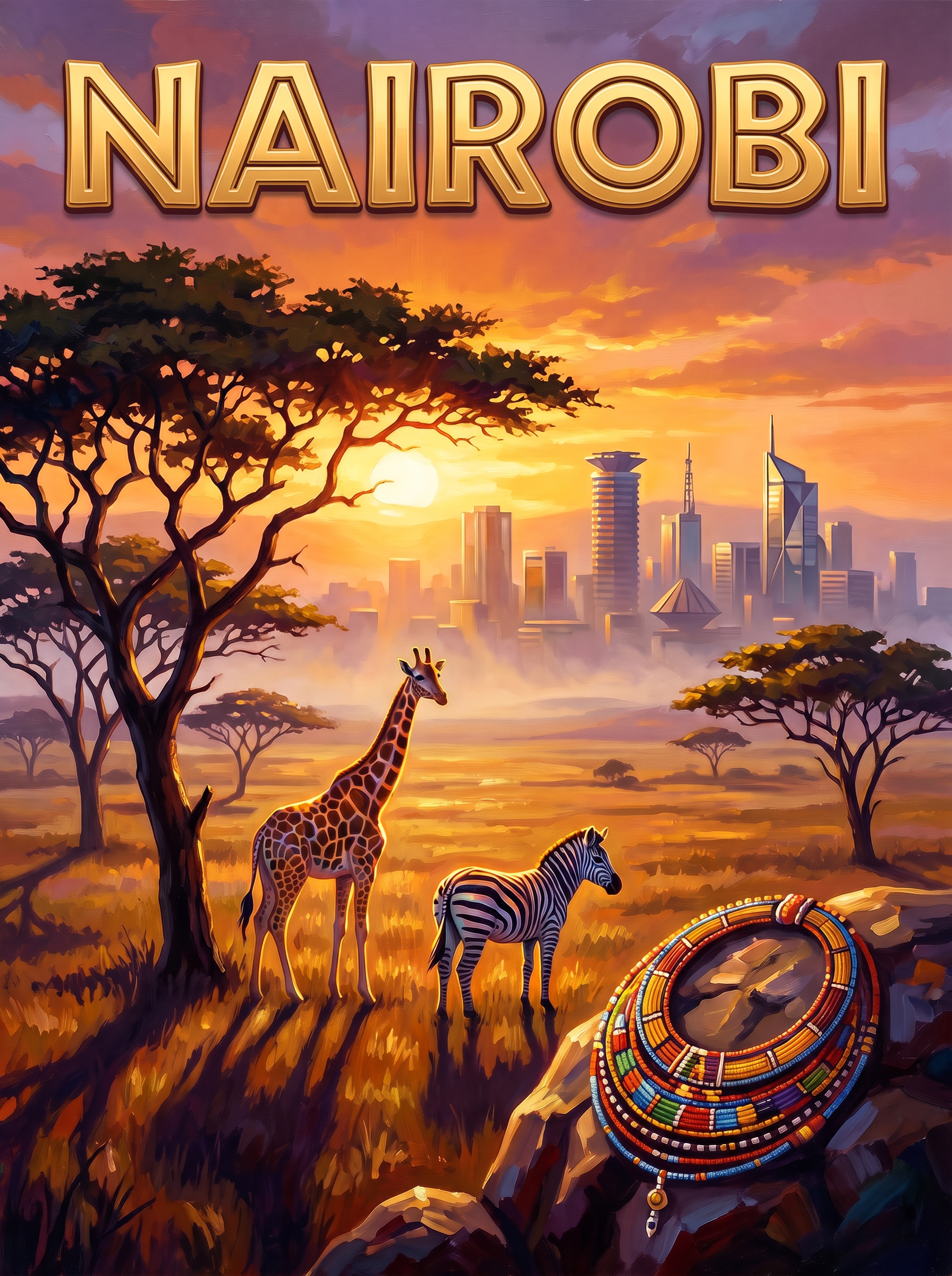 Nairobi Savanna Skyline