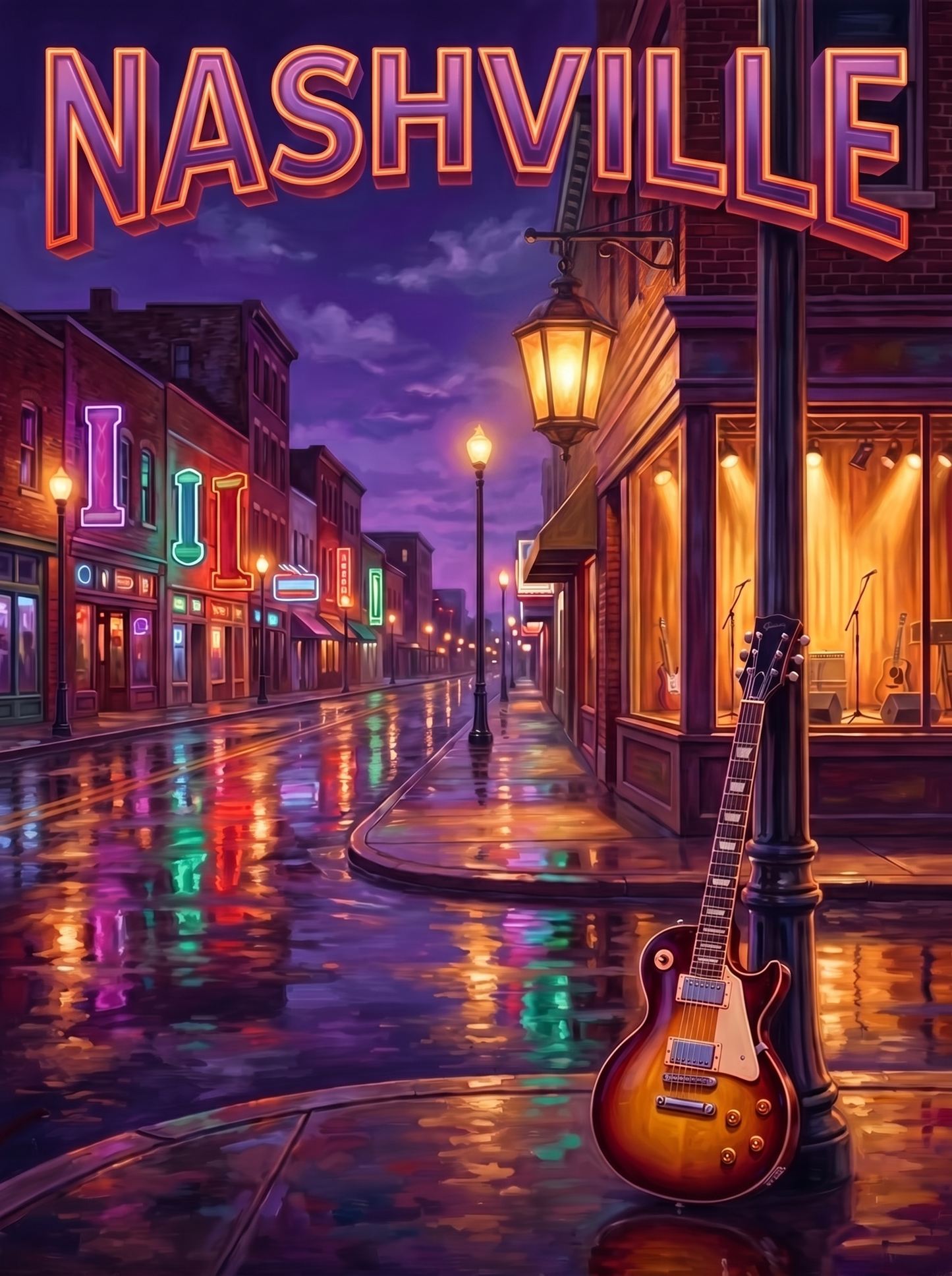 Nashville Broadway Neon