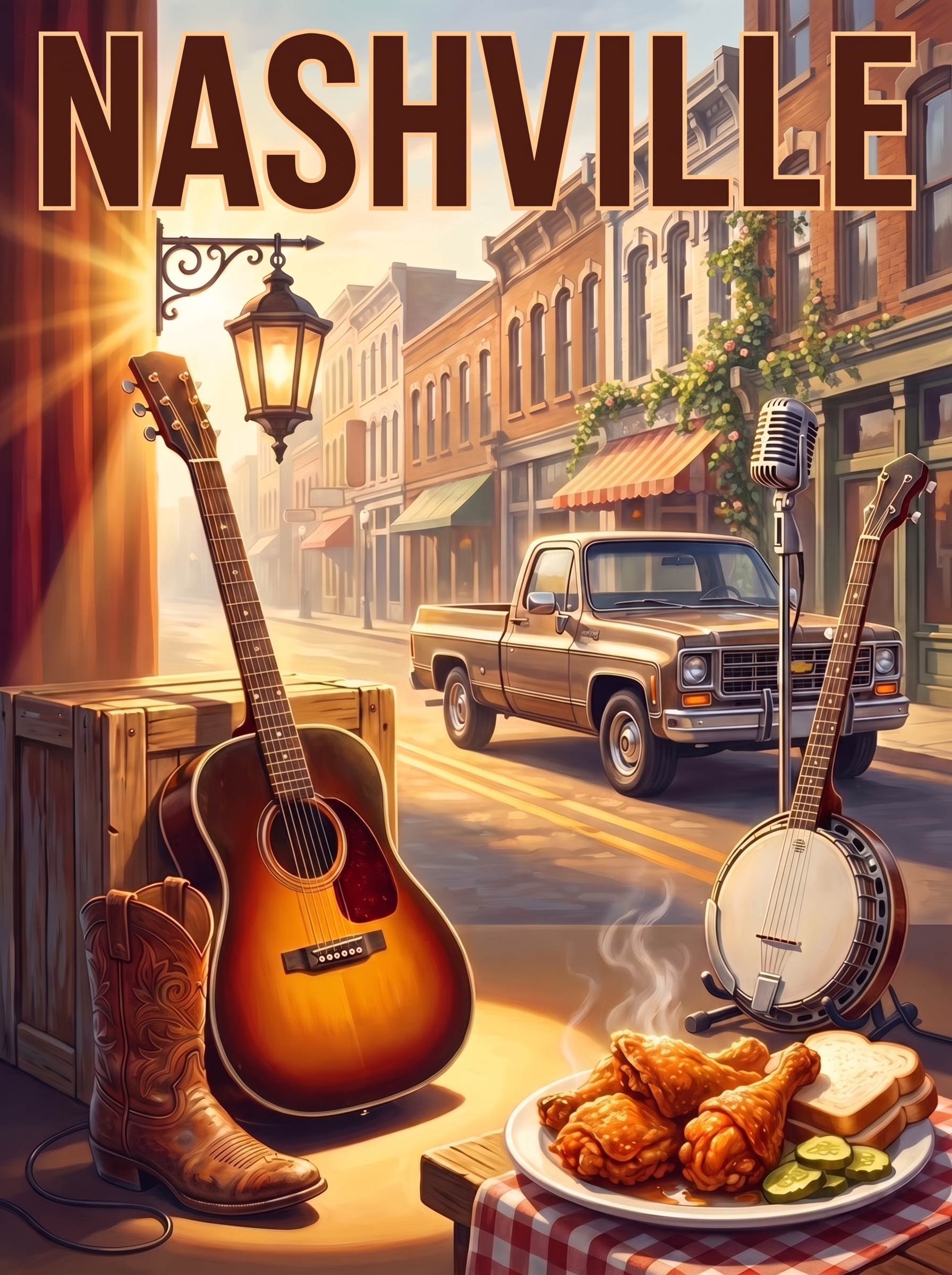Nashville Guitar And Banjo