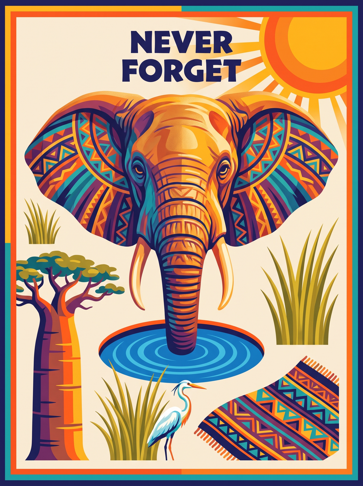 Never Forget Elephant Waterhole