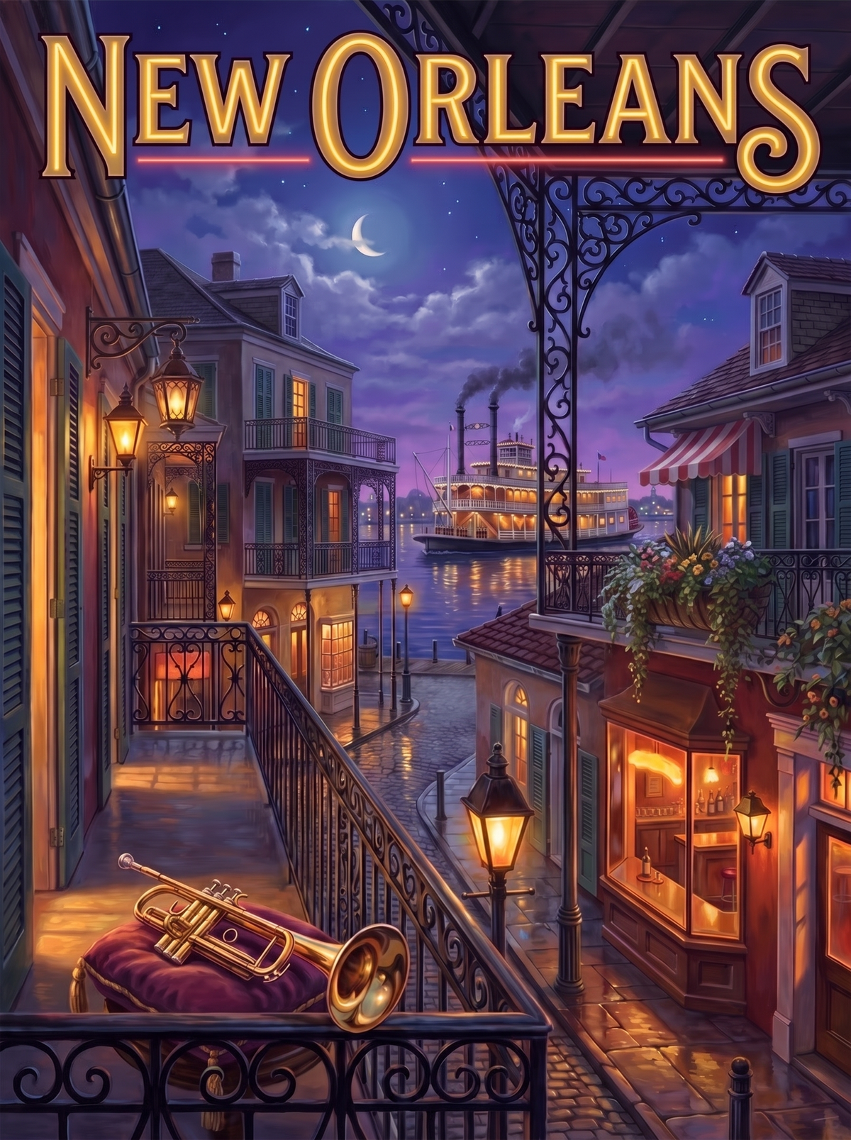 New Orleans Balcony Trumpet
