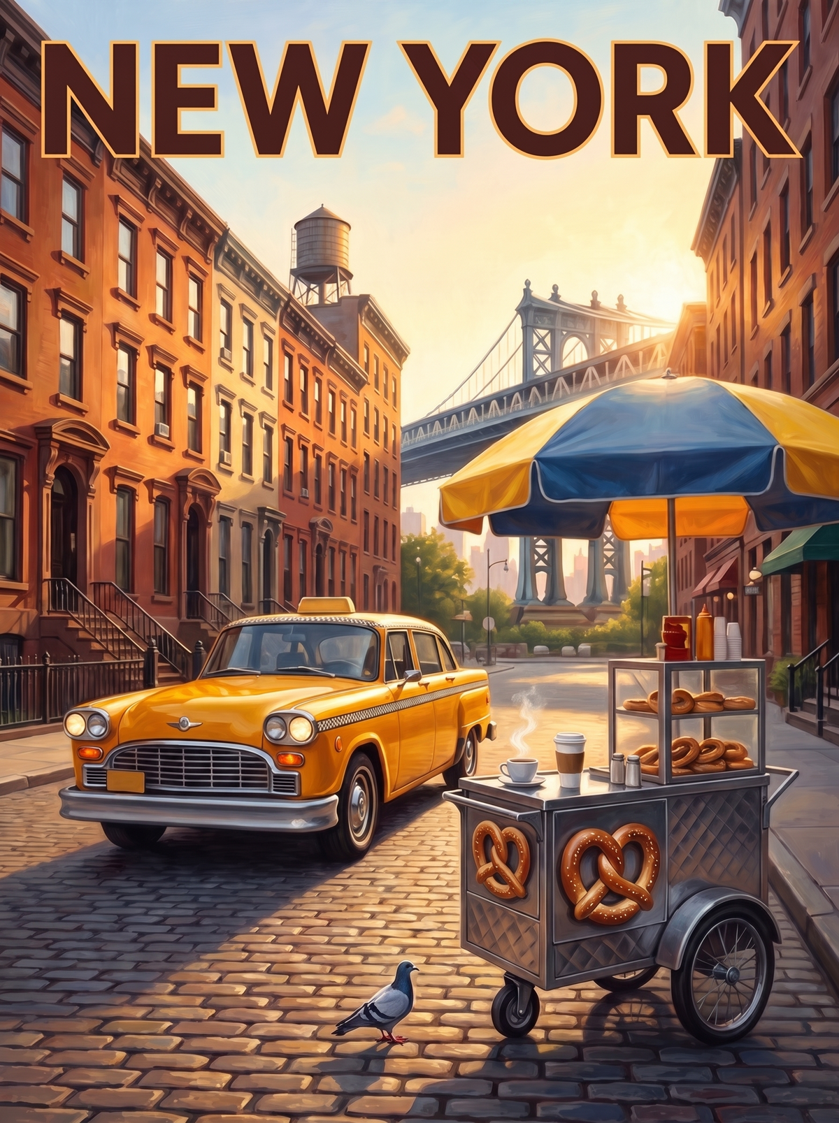 New York Pretzel Cart