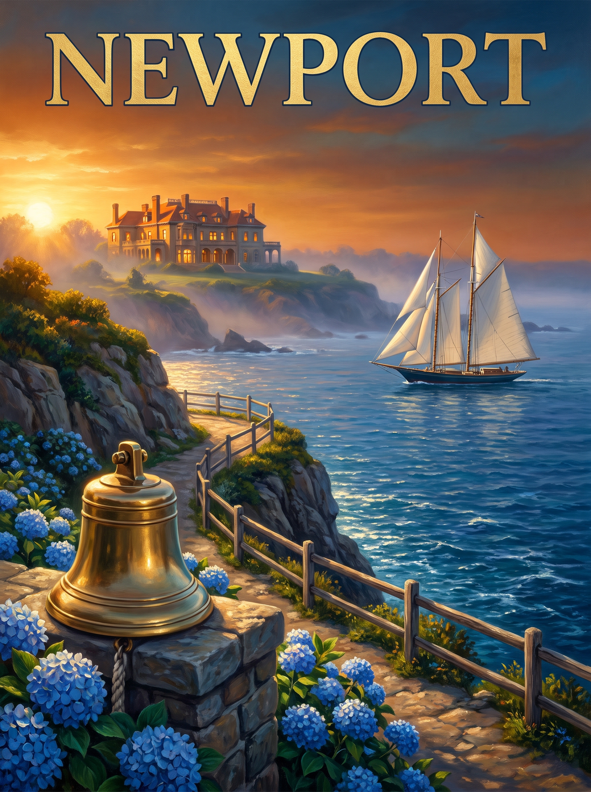 Newport Cliff Walk Mansion