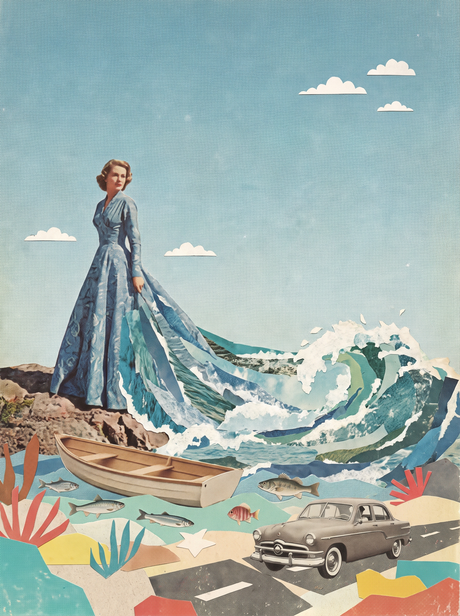Ocean Wave Gown