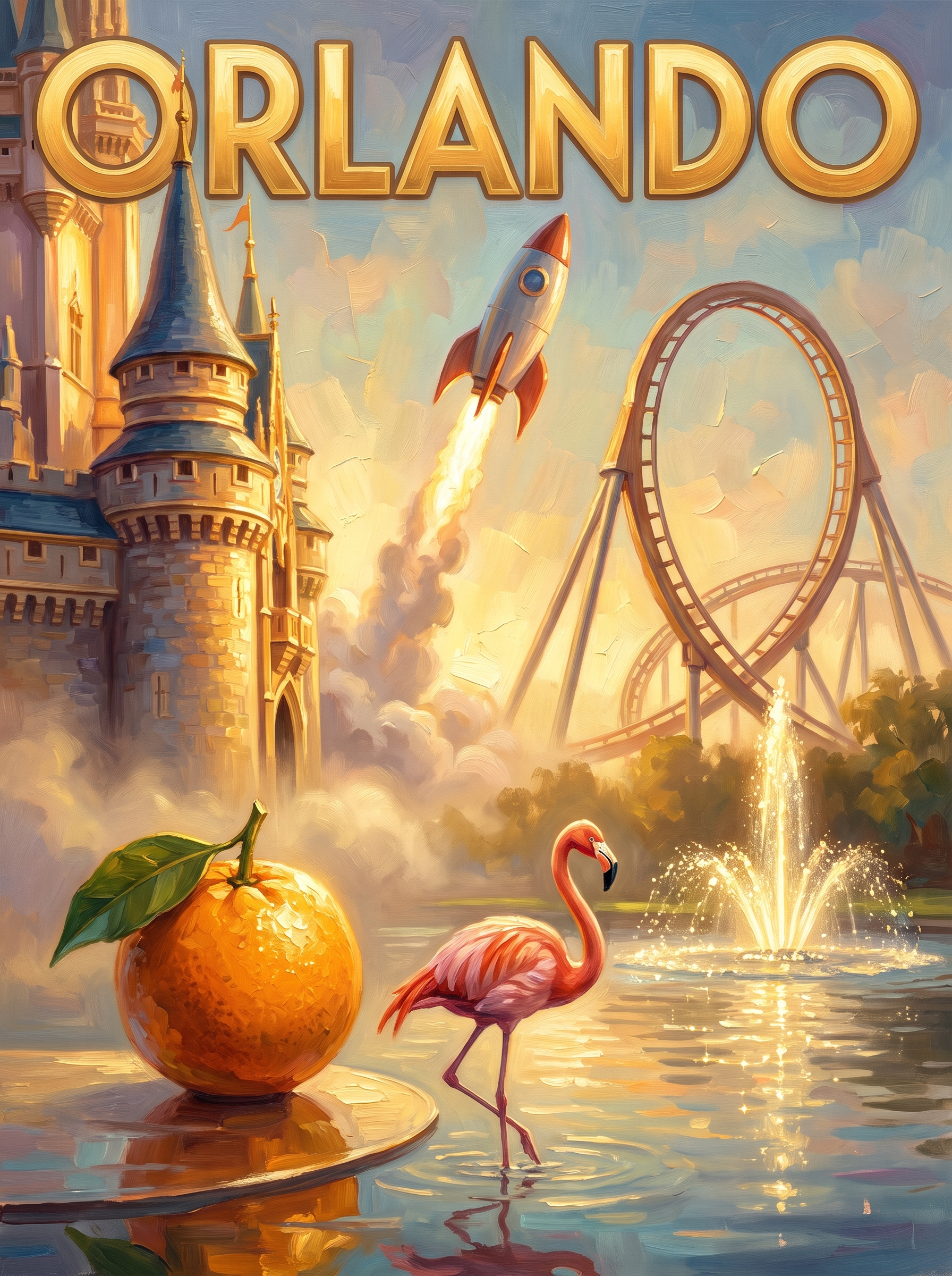 Orlando Castle And Coaster