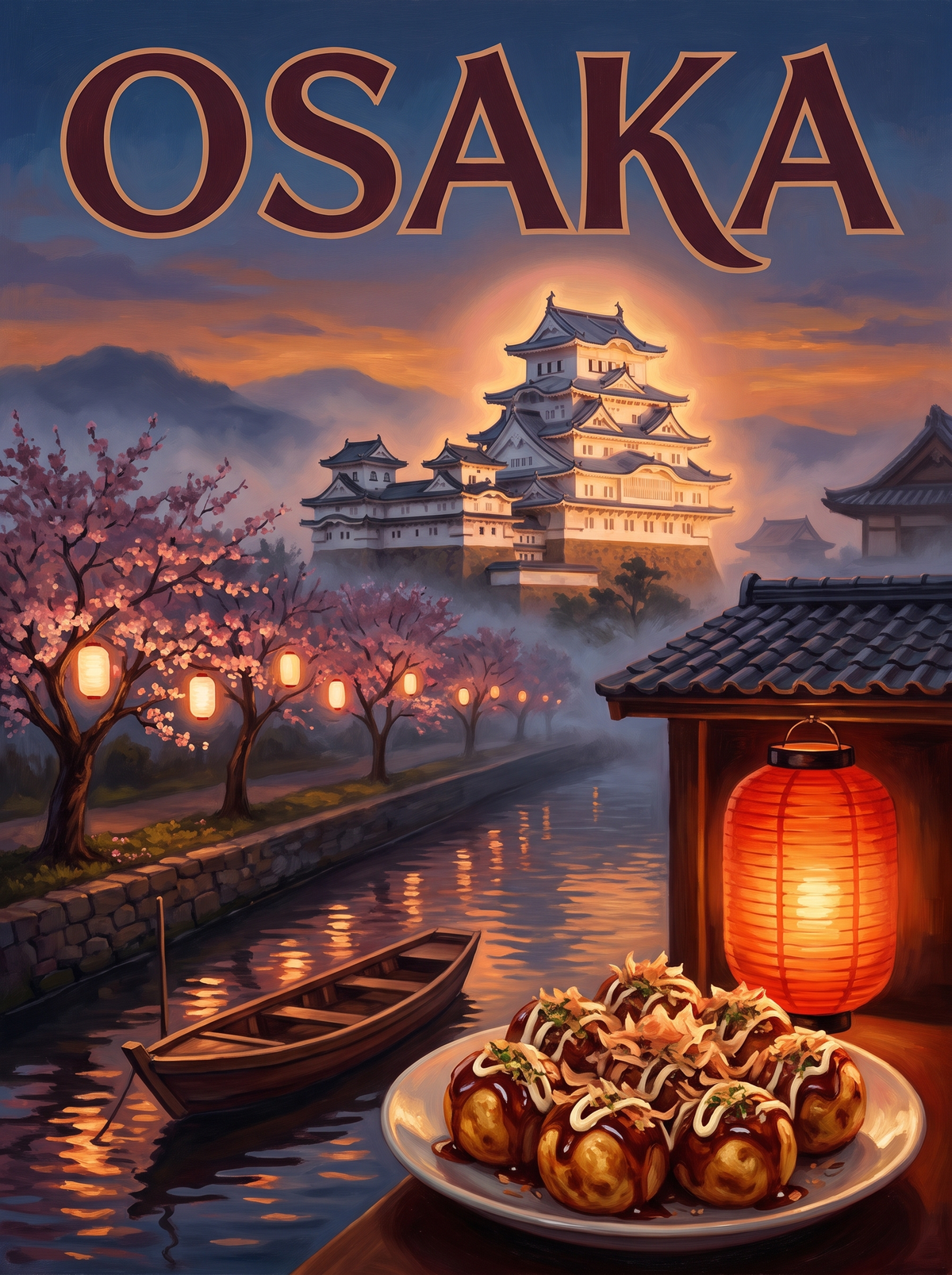 Osaka Castle Lanterns