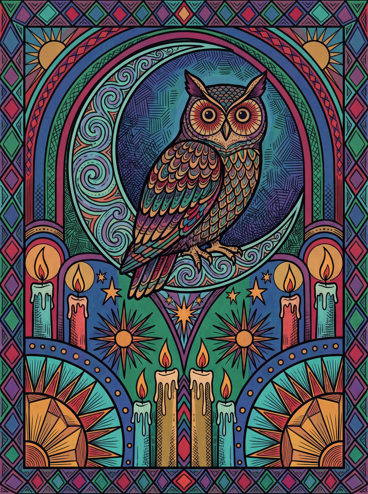 Owl Oracle Candlelight
