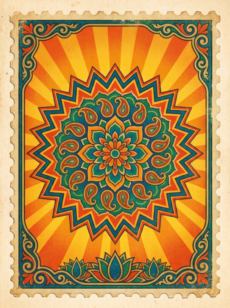 Paisley Lotus Mandala
