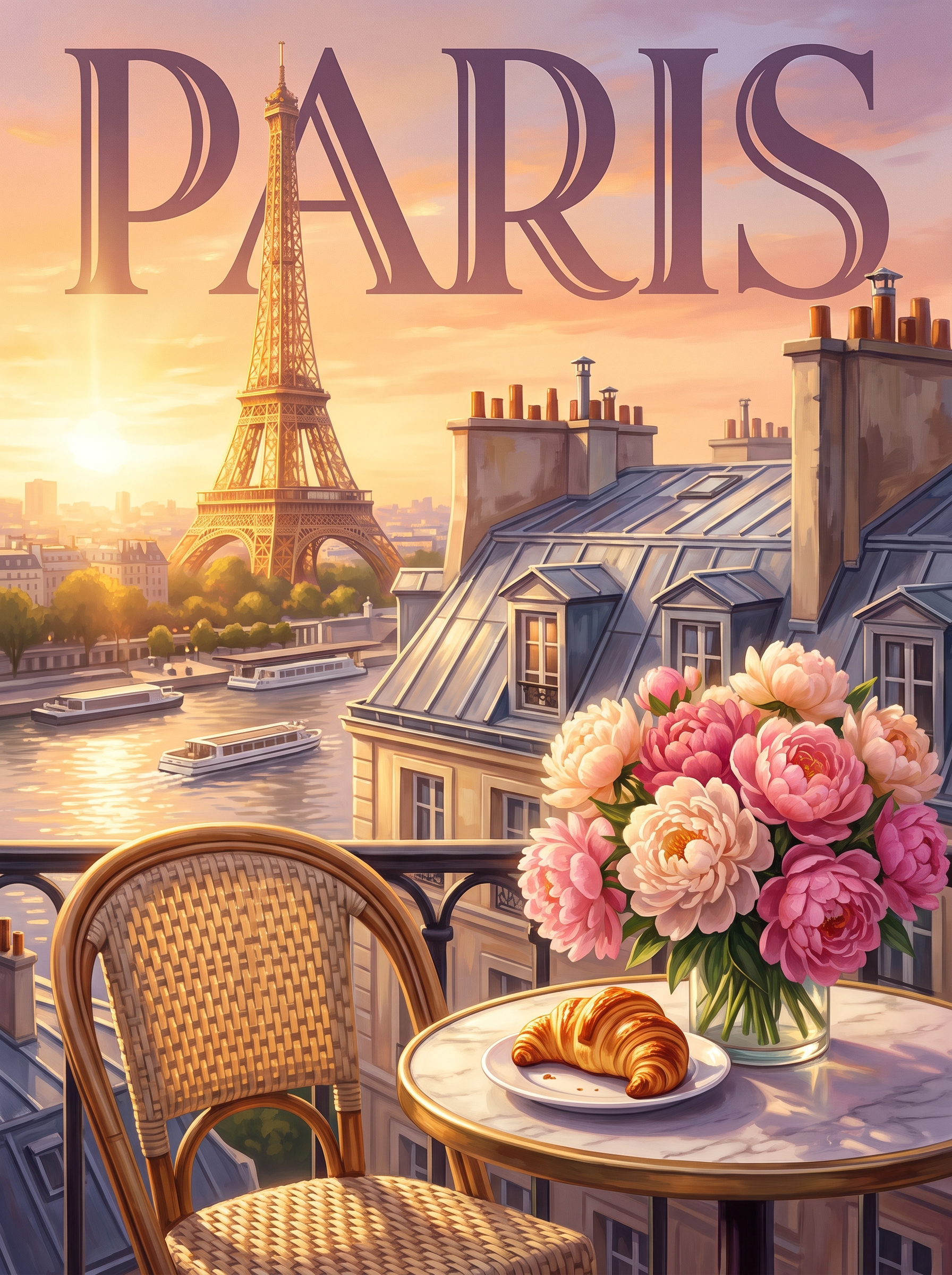 Paris Balcony Breakfast