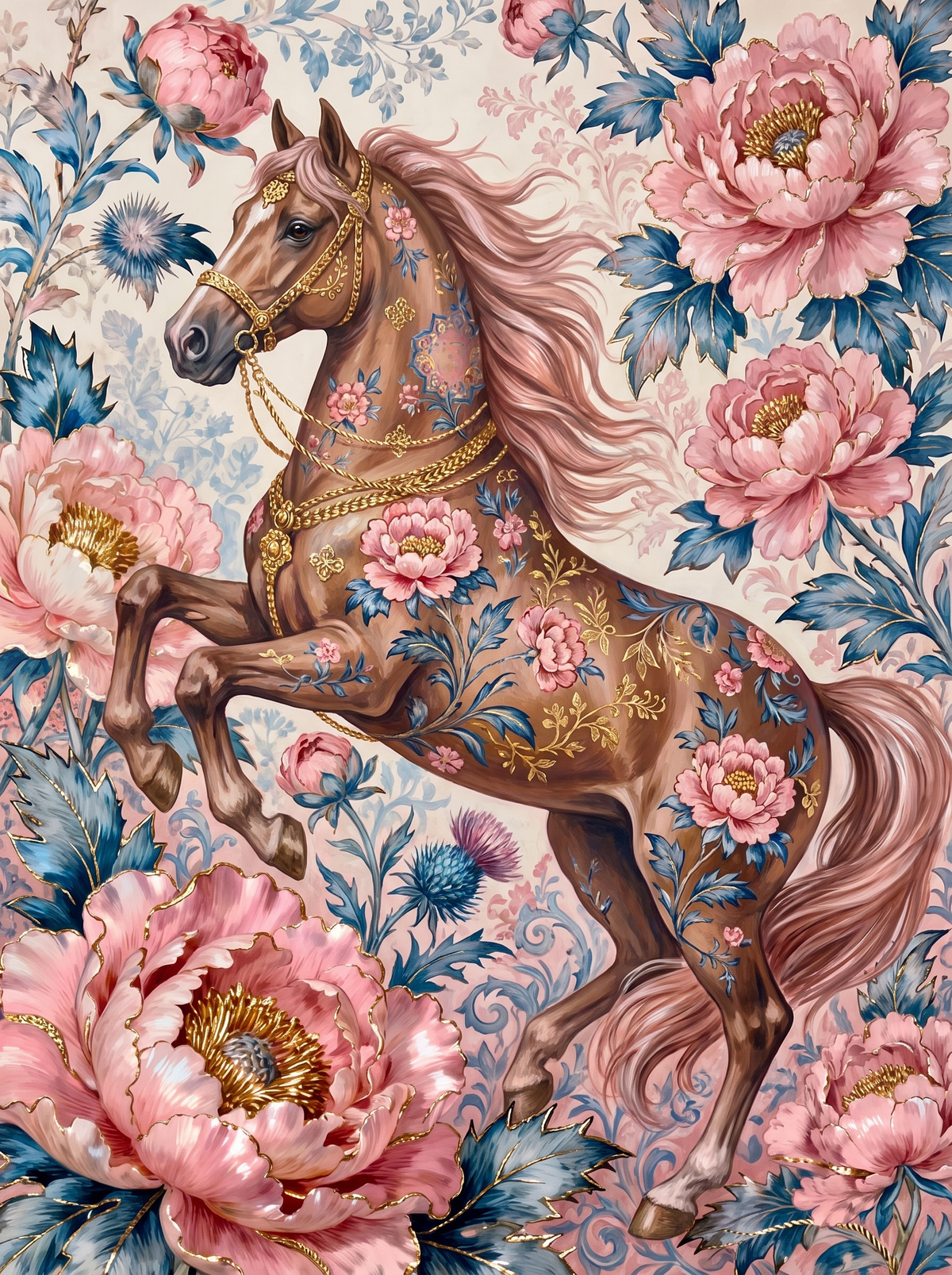 Peony Stallion Rearing