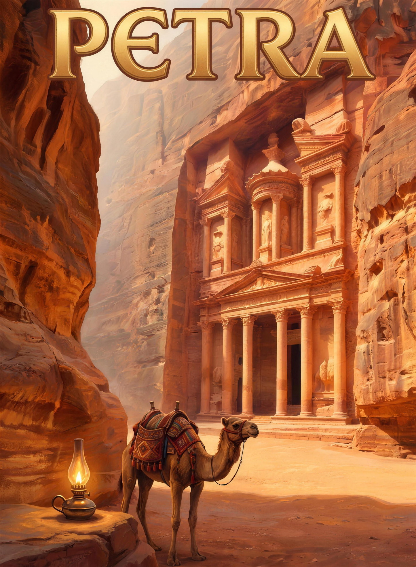 Petra Treasury Camel