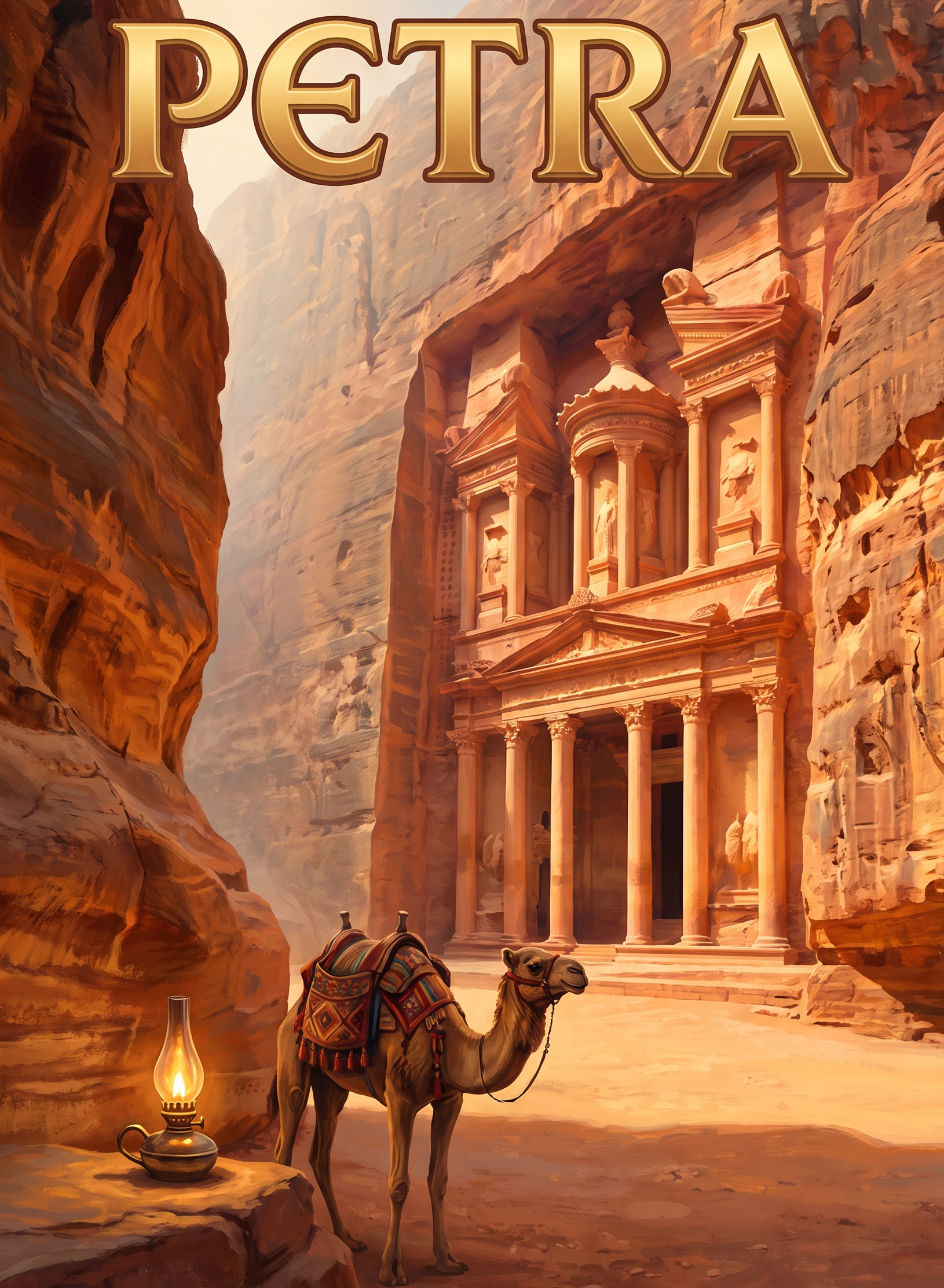 Petra Treasury Camel