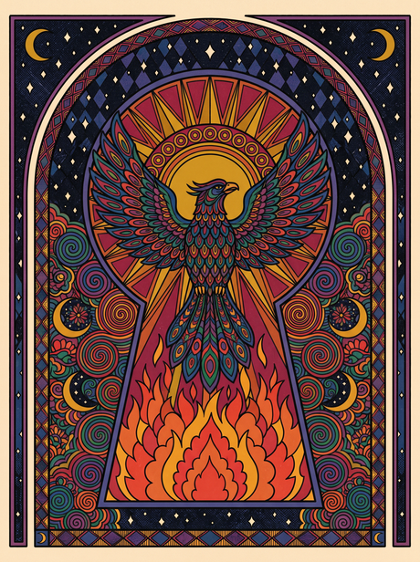 Phoenix Keyhole Flames