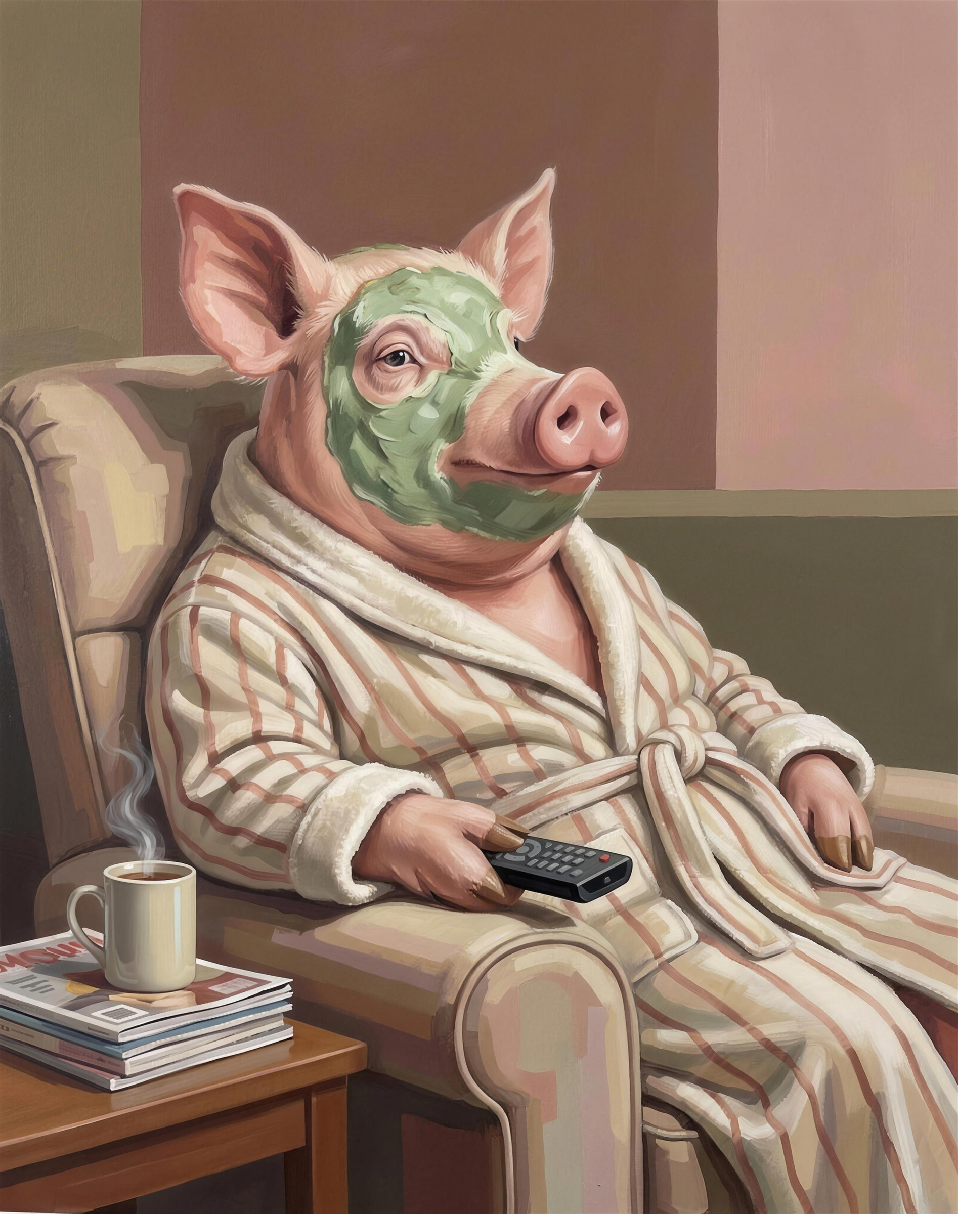 Pig Spa Day Remote
