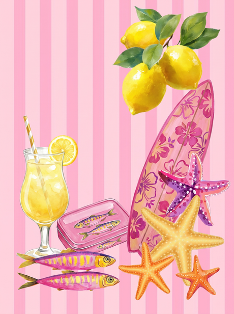 Pink Surfboard Lemonade