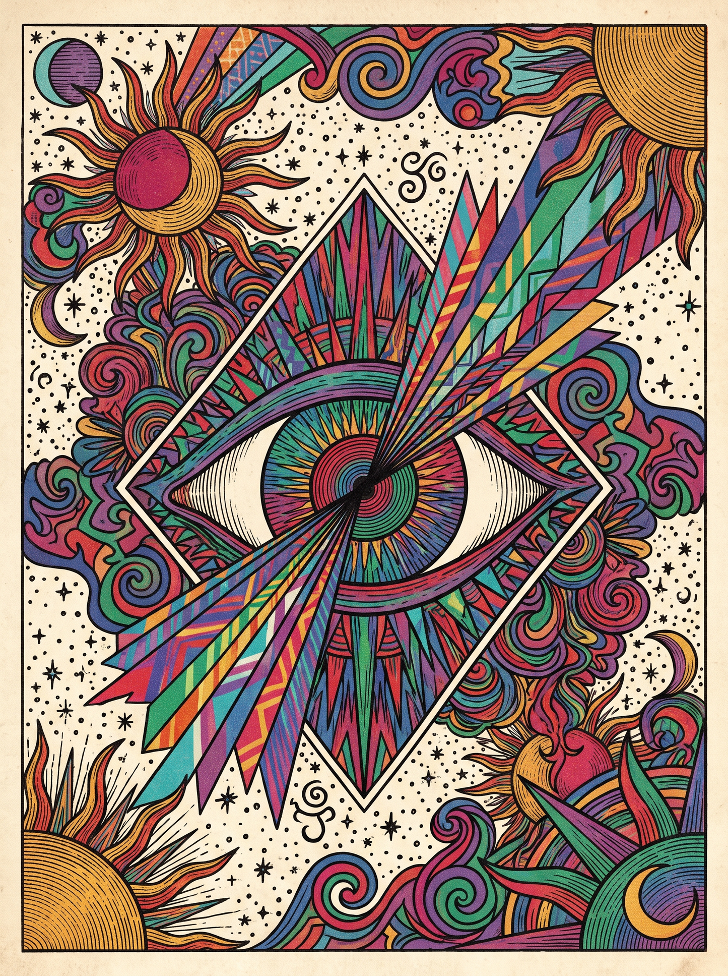 Prismatic Psychedelic Eye