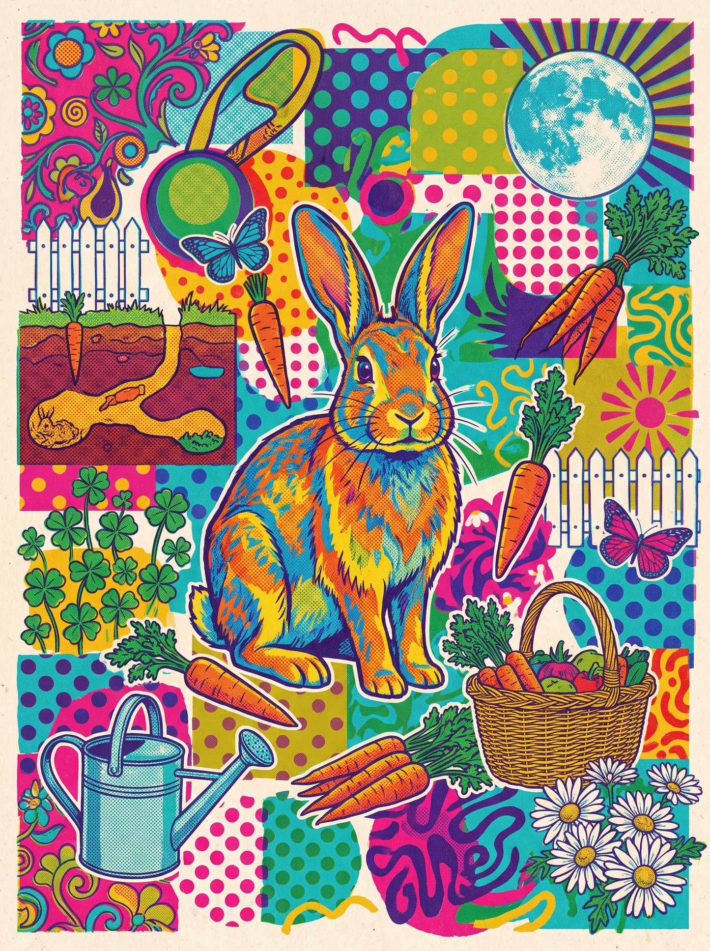 Rabbit Carrot Garden Patch
