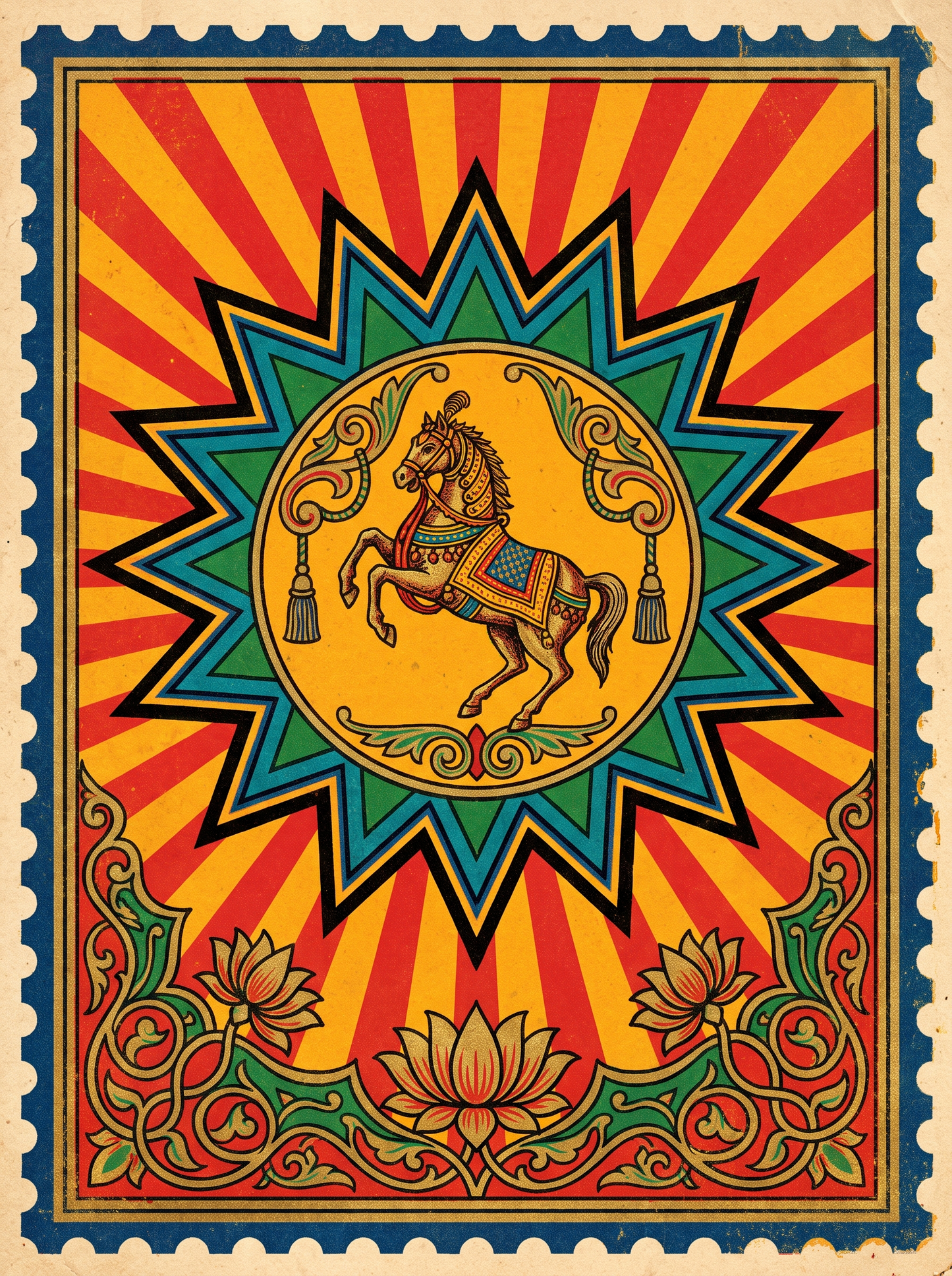 Rearing Horse Medallion