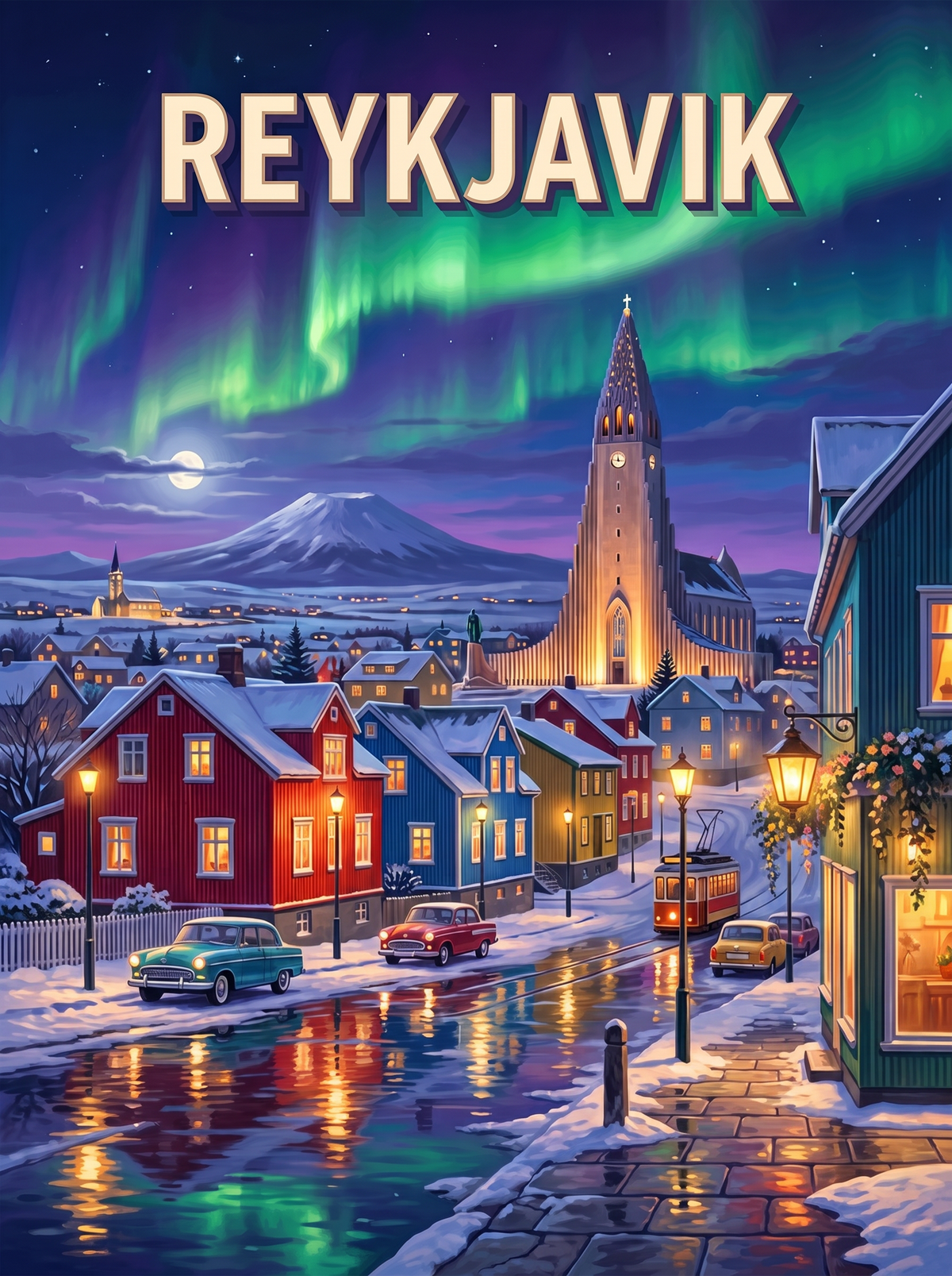 Reykjavik Northern Lights