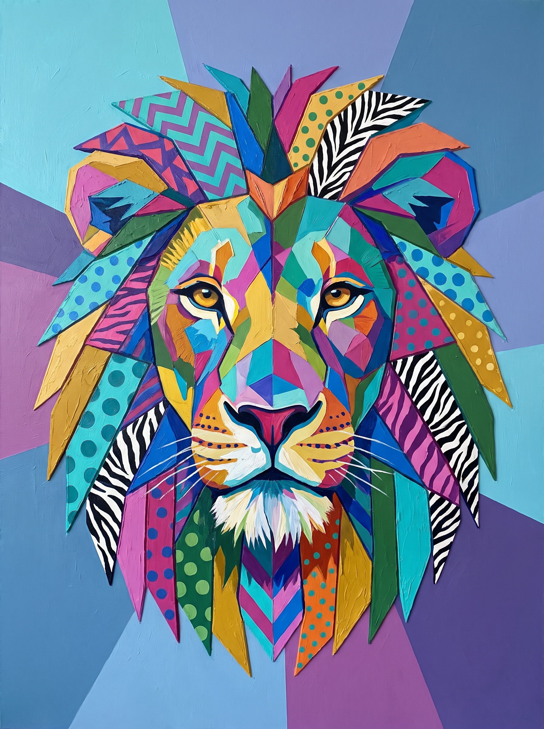 Ribbon Mane Lion