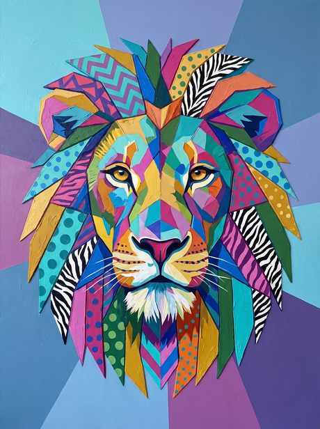 Ribbon Mane Lion