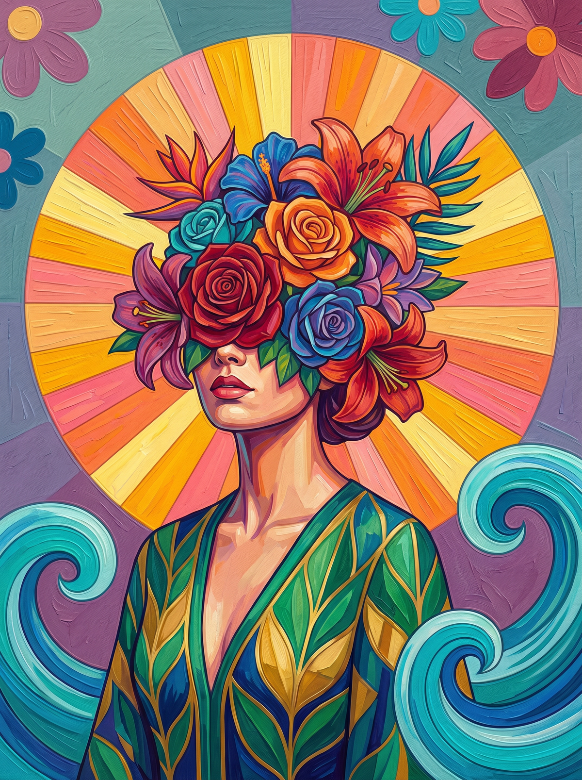 Rose Bouquet Head